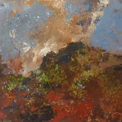 Merrick Belyea, Remnant Urban Landscape (Keysbrook), 2017, oil on board, 61 x 91cm
