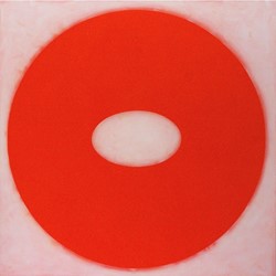 Helen Smith, Blue Highway 32, 2016, oil on canvas, 150 x 150cm