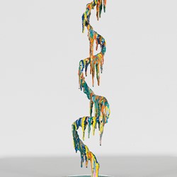 Alex Spremberg, Tangles #1, 2011, enamel on metal, 43 x 32 x 32cm