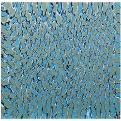 Alex Spremberg, Melt, 2019, enamel on MDF, 120 x 122 x 3cm