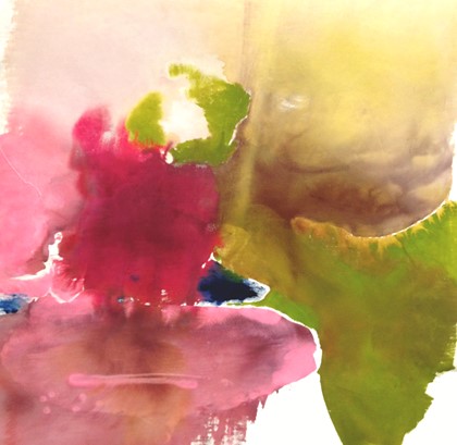 Penny Coss, Yellow Verge, 2012, acrylic on canvas, 156 x 156cm