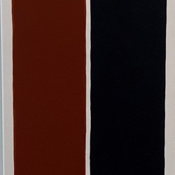 Trevor Vickers, Untitled 2019, acrylic on canvas, 122 x 36cm