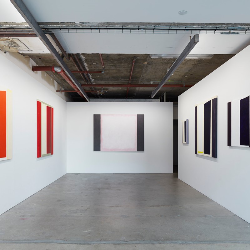 Trevor Vickers, New Paintings and Prints 2019, installation view. Acorn Photo