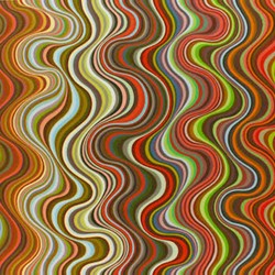 Helen Smith, Alighiero e Boetti from Wikipedia, International Organisation for Migration, 2016, oil on canvas, 152 x 213cm