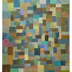 Alex Spremberg, Paint and Pattern 3, 2002, enamel on canvas board, 56 x 71cm