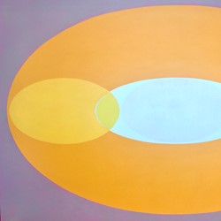 Helen Smith, Blue Highway 49, 2021, oil on linen, 137 x 213cm