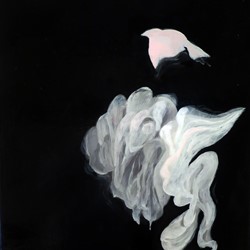 Paul Uhlmann, Bird (Smoke), 2022, oil on canvas, 41 x 36cm