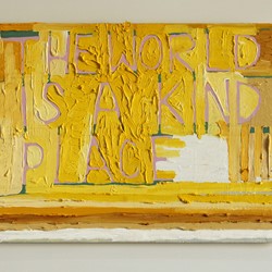 Tom Freeman, The World is a Kind Place, 2022, oil and acrylic on plywood, 30 x 40cm