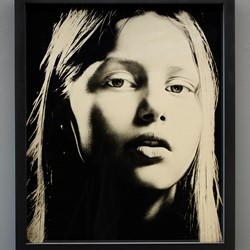 Connie Petrillo, Invisible Image 28, 2023, unique state ambrotype on glass, 50 x 61cm