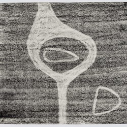 Vanessa Russ, Deep Ground 4, 2021, charcoal on paper, 45 x 50cm