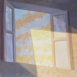 George Haynes, Window Light, 2016, oil on canvas, 130 x 152cm
