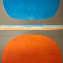 Jo Darbyshire, Mirage 1, 2023, oil on canvas, 150 x 150cm