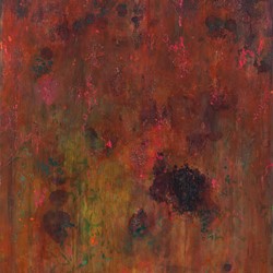 Angela Stewart, Red Shoes, 2024, oil and acrylic on canvas, 130 x 105cm