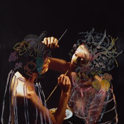 Angela Stewart, Arcimboldo’s ‘Winter’ Meets ‘Autumn’ 1566–1570, 2004, oil on Cibachrome, 38 x 28cm