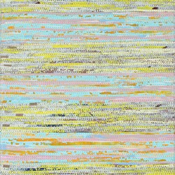 Eveline Kotai, Detour 1 - From GJ’s Studio, 2023, oil and polyester thread on canvas, 30.5 x 25.5cm