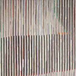 Eveline Kotai, Forest 2, 2023,acrylic and polyester thread on canvas, 76 x 76cm
