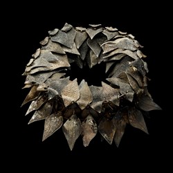 Sarah Elson, 'Pull the earth around me' 5, Choker, 2024, recycled silver, 15.5 x 15.5 x 8cm