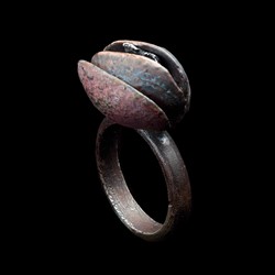 Sarah Elson, 'Pull the earth around me' 7, Ring, recycled silver and copper, 2.5 x 4 x 1.5cm