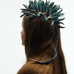 Sarah Elson, The women will be my soldiers, 2025, recycled silver and copper, 26 x 41 x 11cm (2)